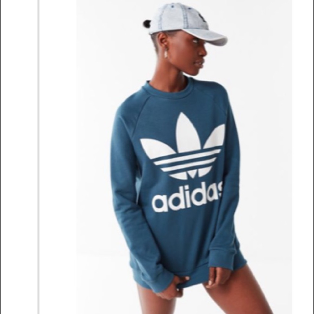 Adidas originals oversized crew neck sweater